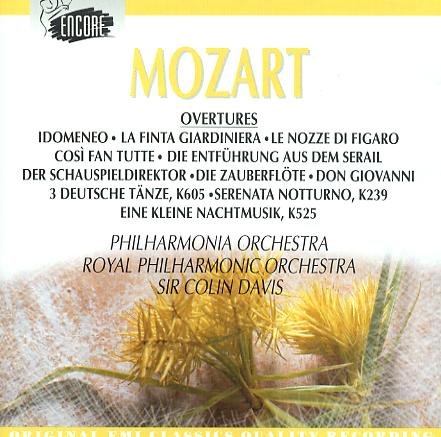Overtures [Audio CD] Mozart; Davis and Rpo