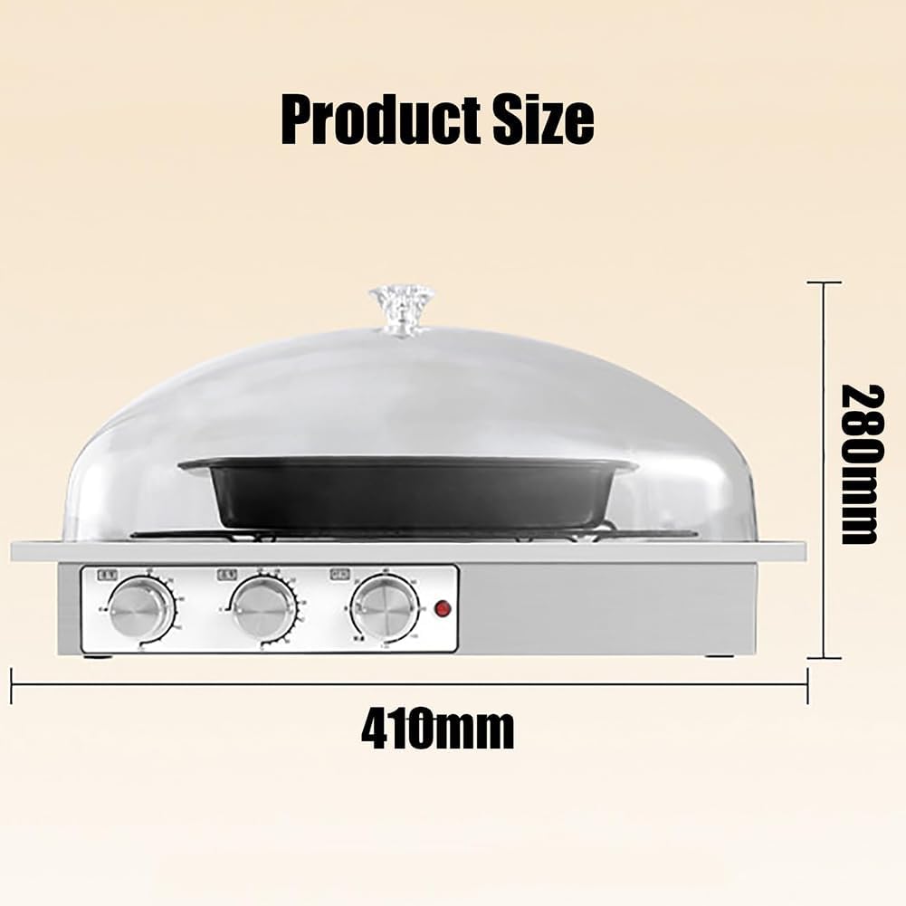 étuve De Pâte avec Chauffage pour La Cuisson - Boîte De Levée avec Réglage De L'humidité/température/minuterie - Idéal pour Le Pain Et La Fermentation - Kit D'équipement De Cuisson