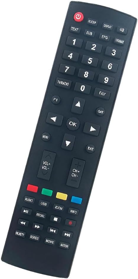 Front View Remote Control XHGTJK Replacement Remote Control User Manual for Istar IPTV Set Top ...