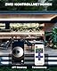 6M COB LED Streifen IP68 Wasserdicht, 24V 6500K LED Strip Weiß, LED Lichtband Selbstklebend Außen mit Netzteil, APP und Fernbedienung für Dachtraufe Garten Pool Terrasse Küche Badezimmer