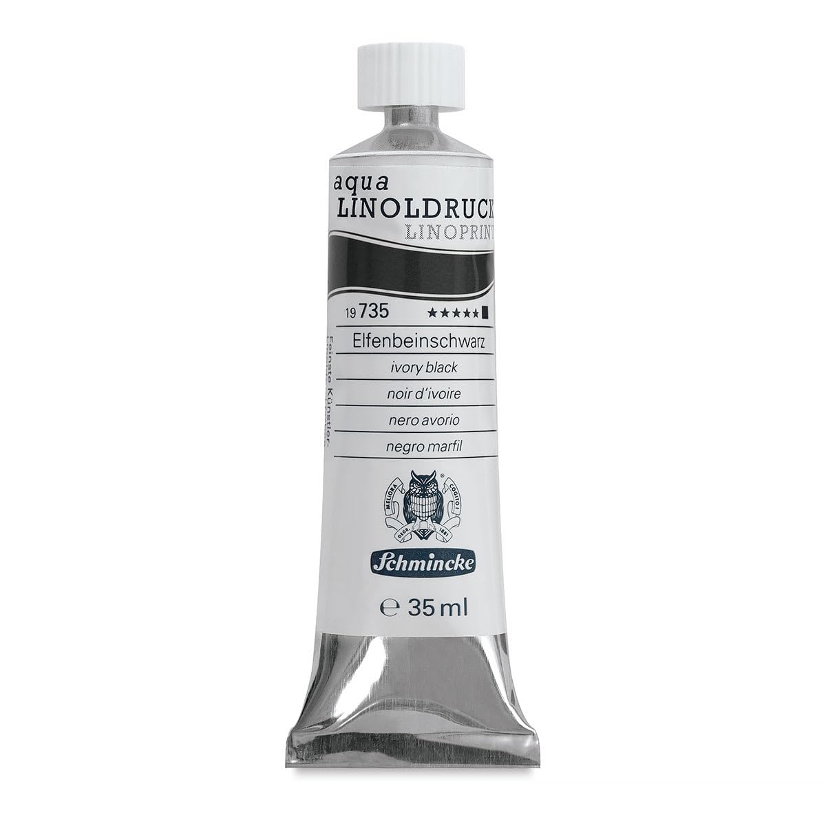Schmincke Linoprint Colour 35ml Ivory Black