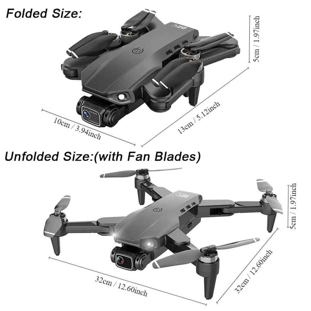 Black,Triple battery,dron l900 pro 4k professional 5g gps hd dual camera fotografia bezszczotkowy składany quadcopter rc odległość 1,2 km drony zabawki