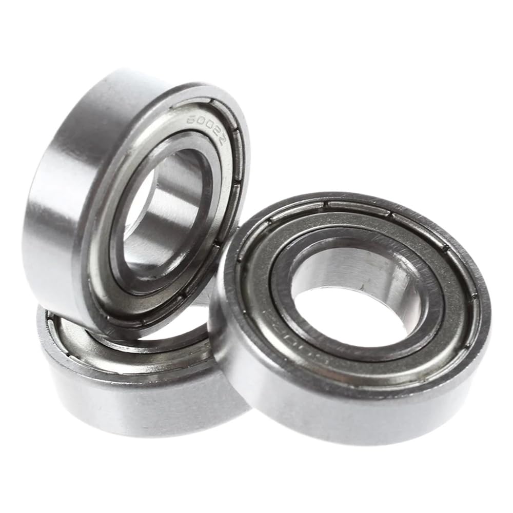 Roulements à billes métalliques blindés 6002Z 15 X 32 X 9 Mm compatibles avec diverses applications paquet de 50 argent