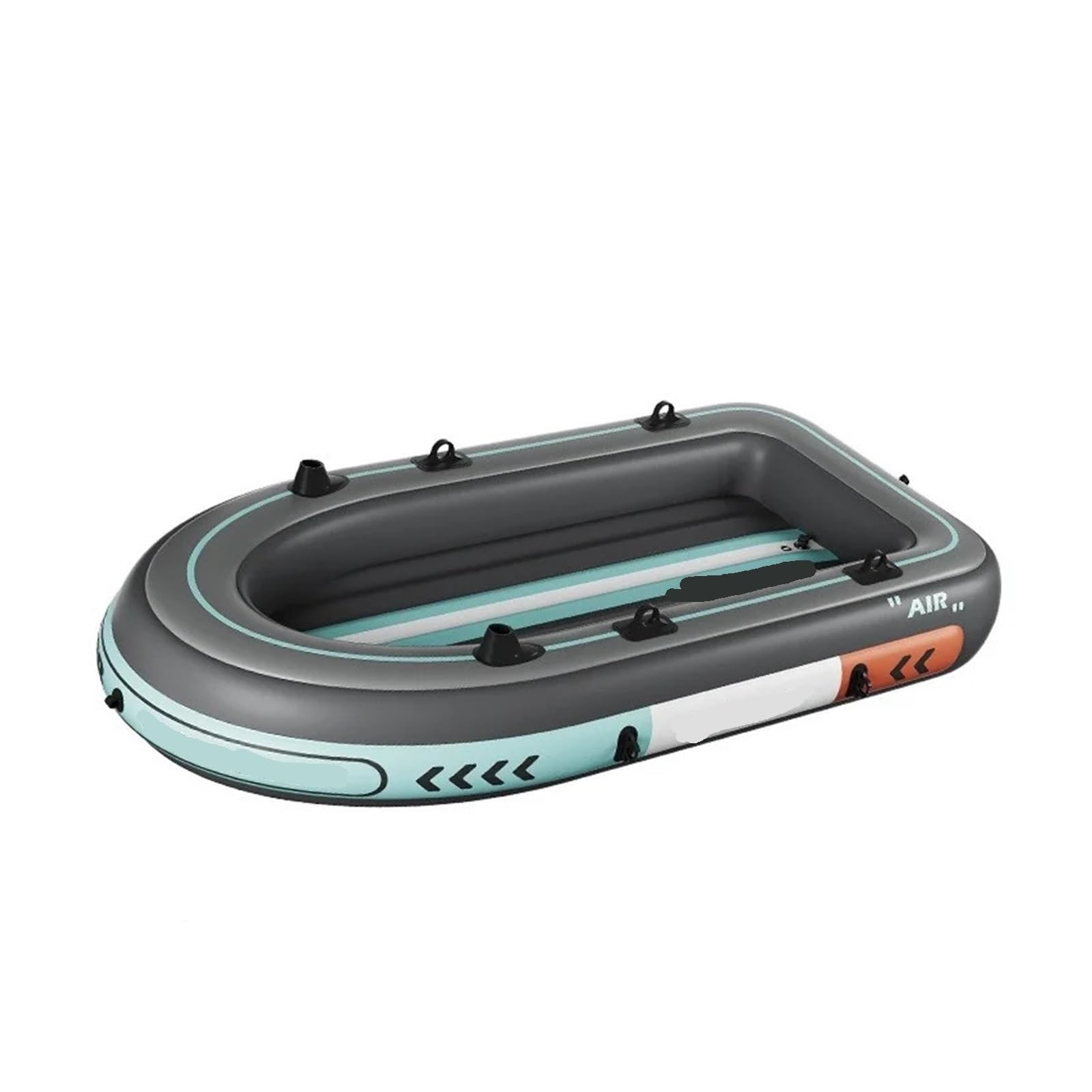 Kayak de Pesca Inflable en tándem for Dos Personas, Bote PVC Resistente, portátil, Duradero, al Desgaste, balsa río