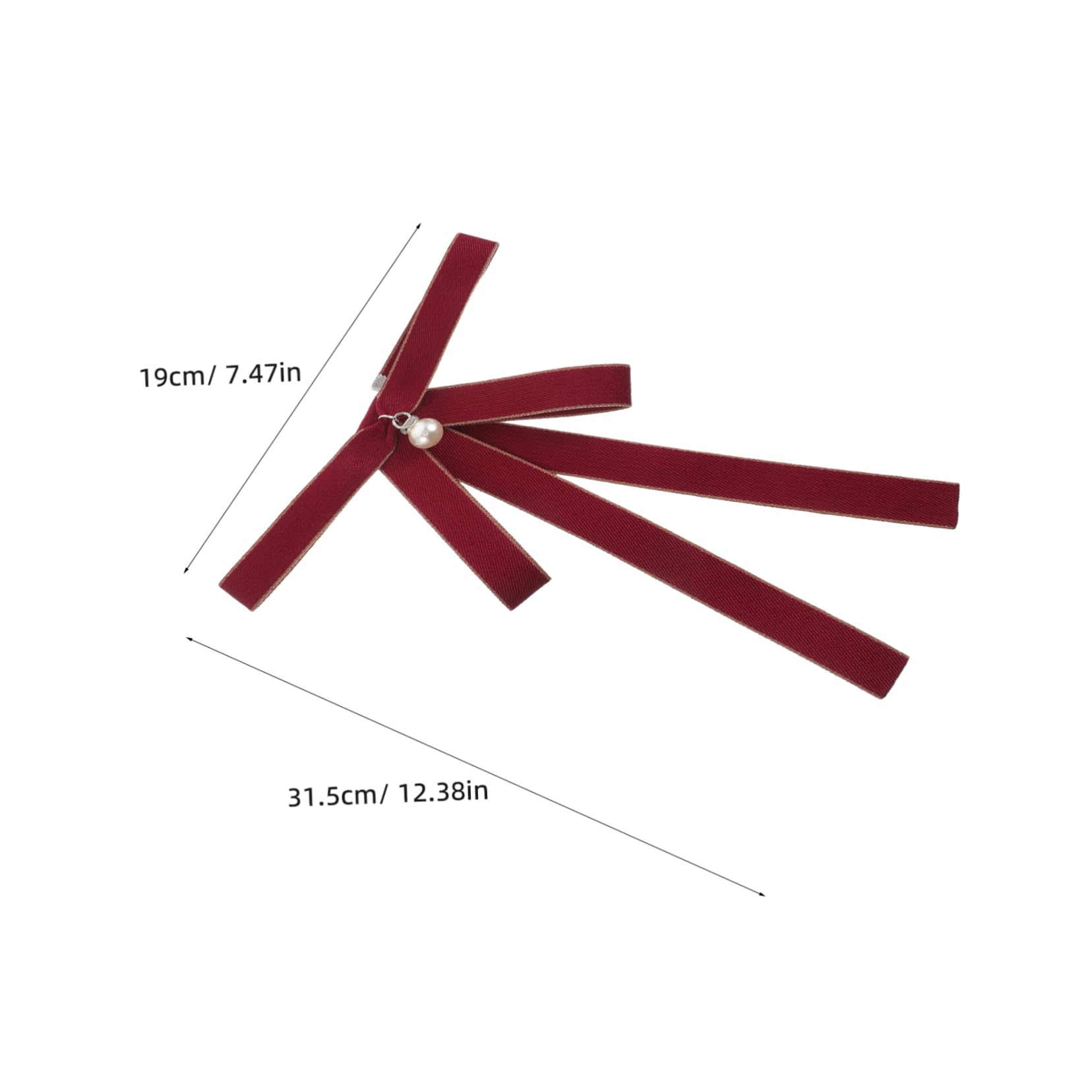 FOMIYES Adjustable Ribbon Necktie with Youthful Bow Design for School Uniforms Daily Wear and Cosplay Events