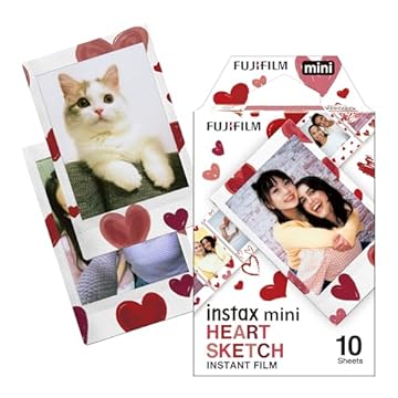 Fujifilm Instax Mini Heart Sketch Film – 10 poses