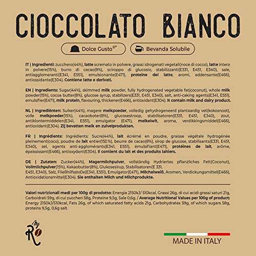 48 weiße Schokolade kapseln - Nescafè Dolce Gusto Kompatible kapseln - Il caffè italiano – Bild 4