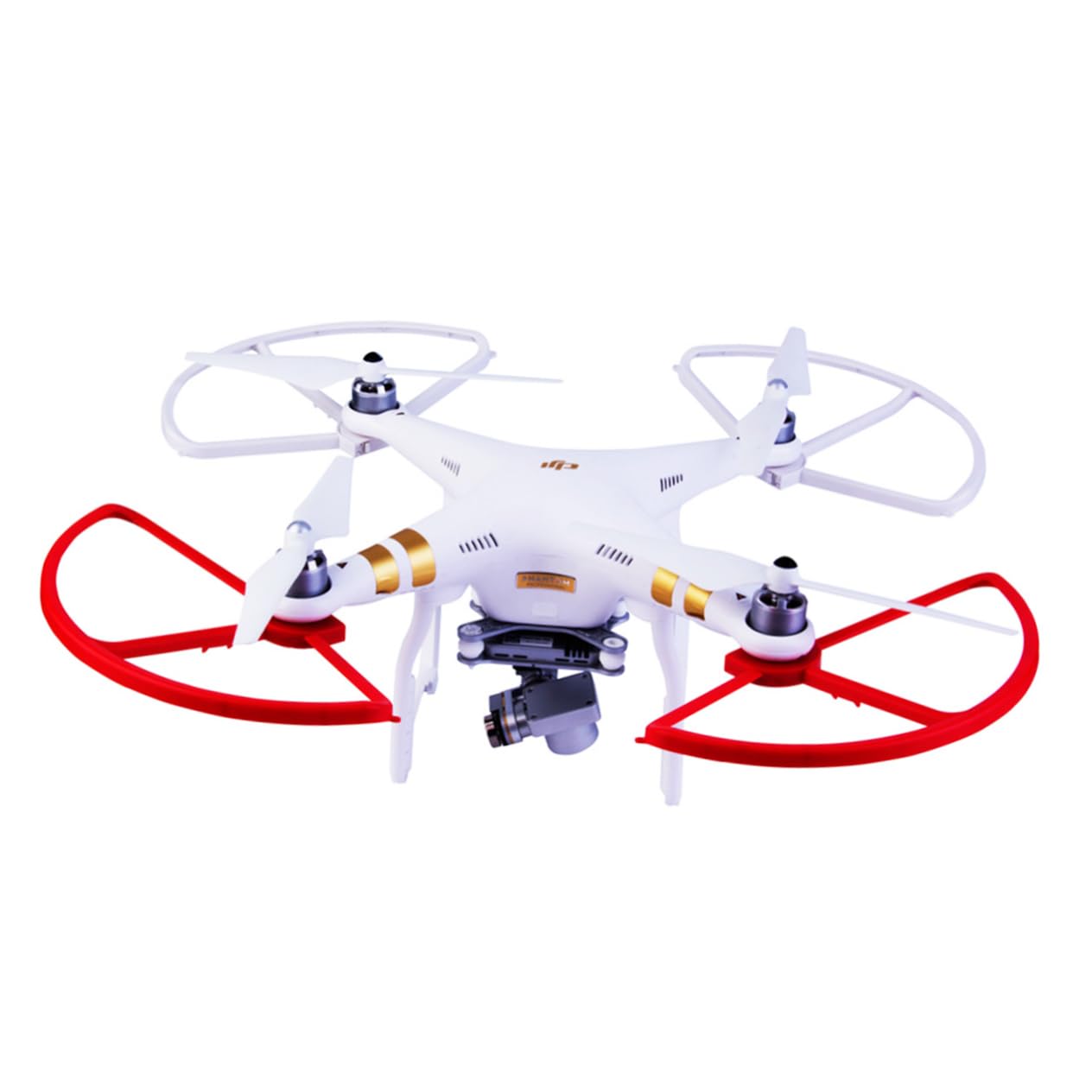 SAFIGLE4pcs Mini Prop Cover Protector Drone Props Protector Bumper Propeller UAV Landing Gear Mini Drone Prop Guard Phantom 3 Guards Phantom 3 Protection Guard Safety Mask Aircraft