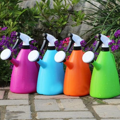 Image of Ocean Mart Dual-use Watering and Spraying Garden Tool: Watering Can One-Liter Watering Spray Bottle (assorted)