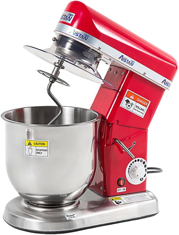 Aistan Stand Mixer, 10 Qt. 500W Stepless Speed Electric Kitchen Aistan Stand Mixer, 10 Qt. 500W Stepless Speed Electric Kitchen