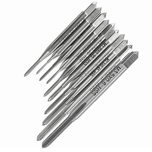 Yakamoz GY0467 10Pcs Micro Taps Bits Mini Machine Screw Drill Tap Set Metric Thread Screws Plug Bit Small Tapping Bits Tool thumb #1
