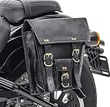 Stylischer Vintage-Look passend für dein Motorrad. Universal-Befestigung mit Riemen ermöglicht Anbringung an nahezu jedem Bike