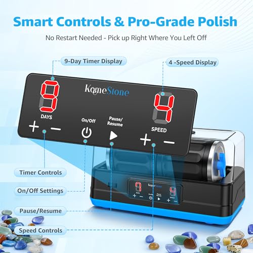 KomeStone 7LB Dual Barrel Polisher