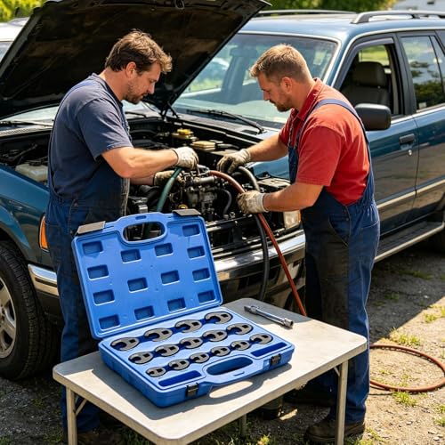 Kit de clé à écrou évasé en U pour desserrer les raccords de frein sans déformation - 4