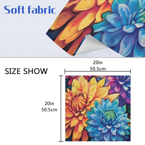 Servilletas de Tela Multicolor de 20 x 20 pulgadas Pack 6 miniatura 6