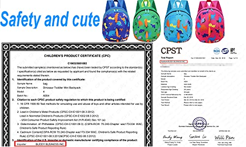 Db Dinosaur Toddler Mini Backpack With Leash,Children Kids Baby Harness Bookbag (Deep Blue) #TOP2