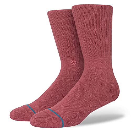 Stance Icon Crew Socks (Rebel Rose), Large-X-Large (M311D14ICO)