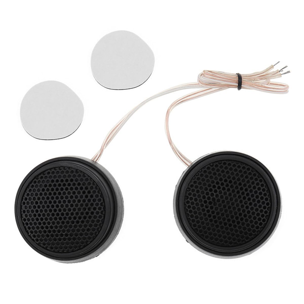 Muiltvoe Car Tweeters Universal 500W Mini Car Speaker Dome Tweeter Sound Vehicle Auto Music Stereo Modified Loud Speakers(1 Pair)
