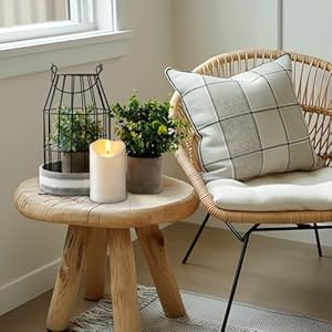 Homemory Rustic Farmhouse Lantern Decor with Flameless Candle & Remote Timer, 2PCS Metal Candle Holder Home Decorations for Fireplace Mantle Kitchen Dining Table Living Room Homemory Rustic Farmhouse Lantern Decor with Flameless Candle Remote Timer 2PCS Metal Candle Holder Home Decorations for Fireplace Mantle Kitchen Dining Table Living Room