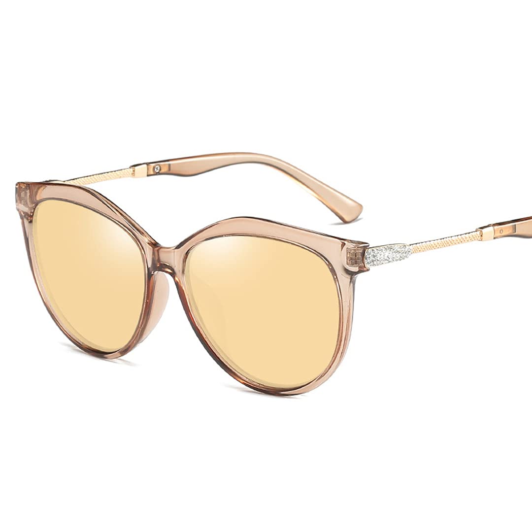 Lunettes de soleil pour femmes contre la fatigue oculaire et le vent monture rétro
