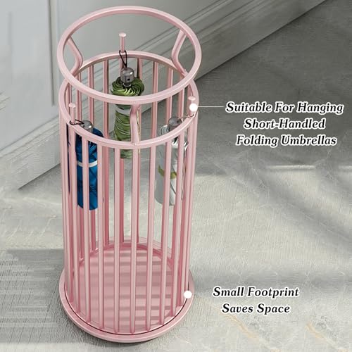 Porte-parapluie support autoportant compact et robuste en métal - 6