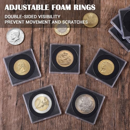 120 porta monedas ajustables y cajas de almacenamiento miniatura 5