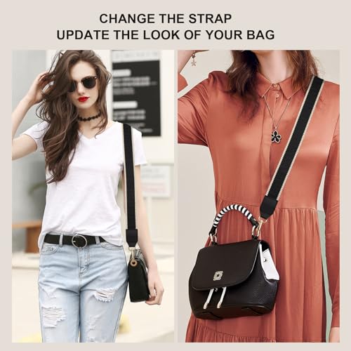 Image of Long Keeper Purse Strap Wide 3.8cm Shoulder Strap Crossbody Bag Strap Replacement Adjustable Guitar Straps for Women Handbags