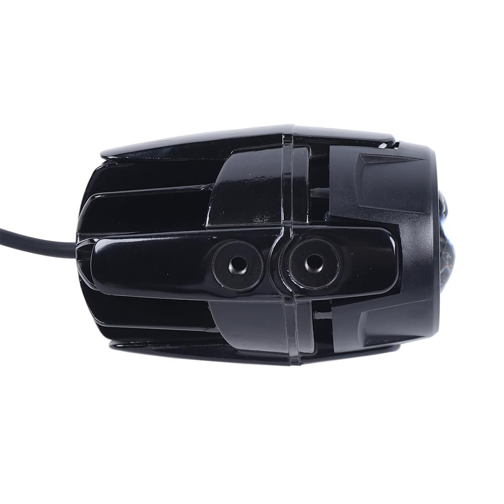 2 fari supplementari per moto, 12 V, fendinebbia, moto, 4000 lm, con staffa di regolazione universale a 360°, per Moto universale