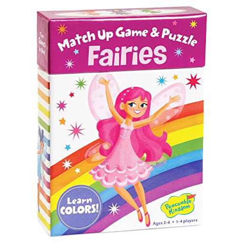 Peaceable Kingdom Press/Fairies 2-in-1 Color Match Up Memory Game & Floor Puzzle
