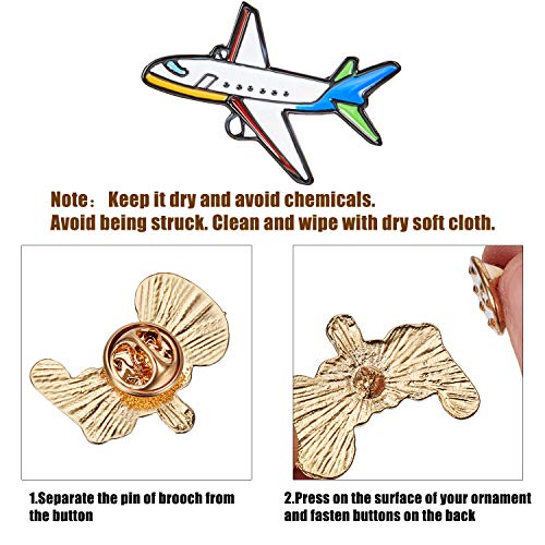 image for Hicarer 20 Pieces Cute Enamel Lapel Pin Set Cartoon Brooch Pin Badges 