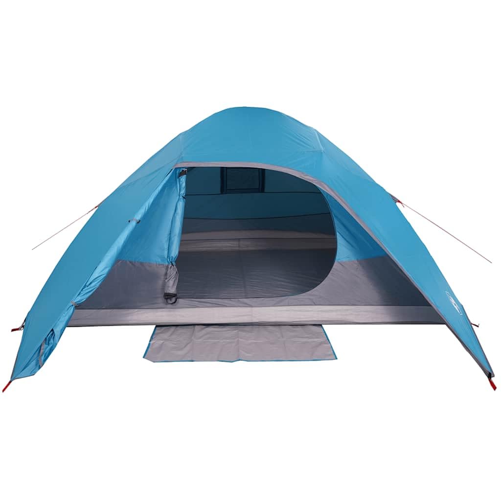 Tenda familiare a cupola, verde, impermeabile, in poliestere, 335 x 396 cm, con attacco E, tenda rimovibile, ingressi, traspirante, per campeggio, outdoor, escursionismo, festival