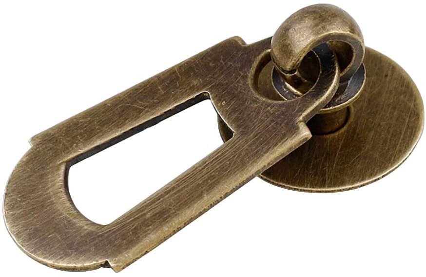 Manija retro para cajón de muebles y ventanas, tiradores de latón vintage, pack de 4 3