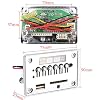 MP3 Decoder, DC 12V Bluetooth MP3 Decoder Board Audio Module USB SD TF FM Radio Lossless WMA/WAV(12V Bluetooth Black Edition)