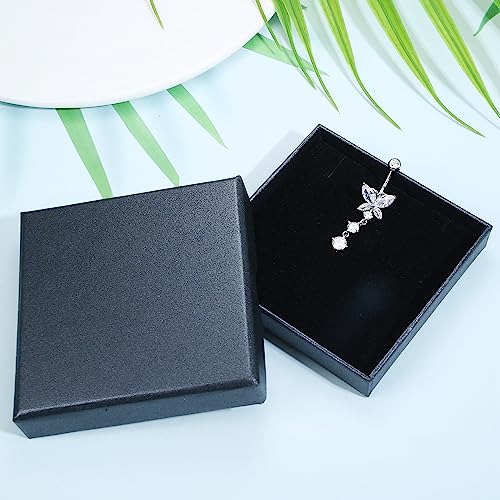 Zelores 14G Dangle Belly Button Rings 925 Sterling Silver Barbell Belly Rings Cz Opal Belly Body Piercing Jewelry For Women thumb #5