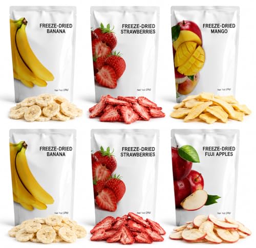 Wise Harvest Freeze Dried Sample Pack, Six 1oz bags