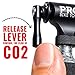 Pro Bike Tool CO2 Inflator Quick and Easy - Presta and Schrader Valve Compatible - Bicycle Tyre Pump for Road and Mountain Bikes - Insulated Sleeve - No CO2 Cartridges Included