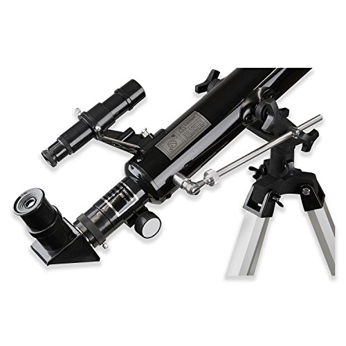 Image of Carson SkySeeker 40x-100x Refractor Beginner Telescope with Aluminum Tripod (JC-1000) | with Aluminum Tripod - Includes Multiple Eyepieces, Erecting Diagonal, and Various Telescope Accessories (JC-1000)