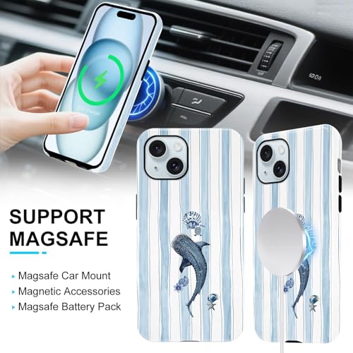 Coque iPhone 15 baleine rigide et fine haute résistance compatible MagSafe - 5