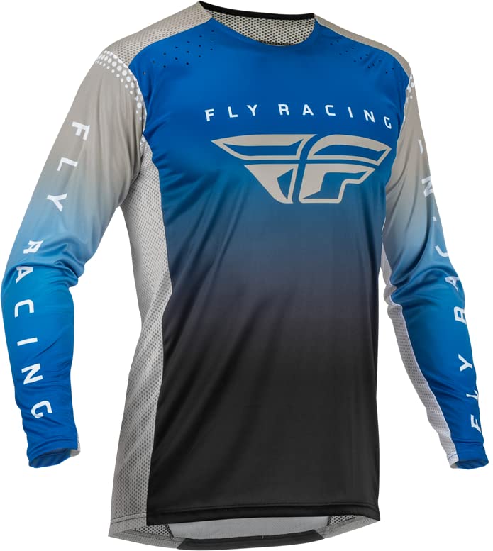 Fly Racing 2023 Men's Lite Blue/Grey/Black Adult Moto Gear Set - Pant and Jersey Combo