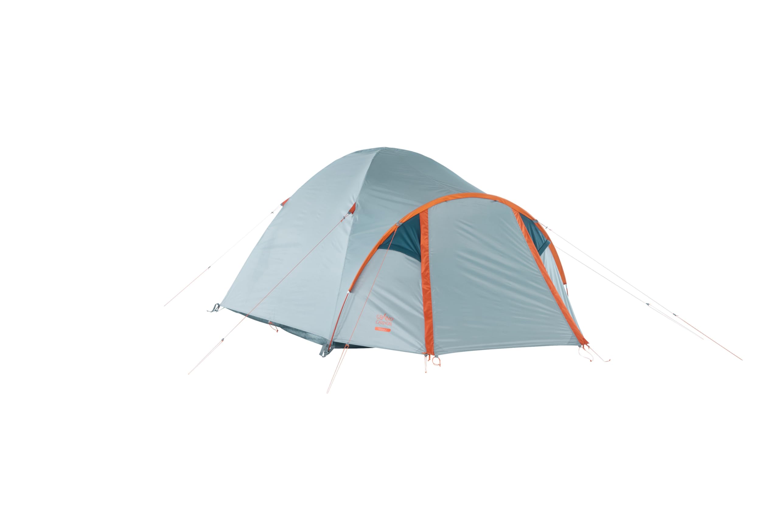 GRAND CANYON Zelt Topeka 2 Trekkingzelt – Leichtes 2-Personen Kuppelzelt mit Apsis und GrandFlow Belüftung Limestone Grey, Einheitsgrösse Sport & Freizeit