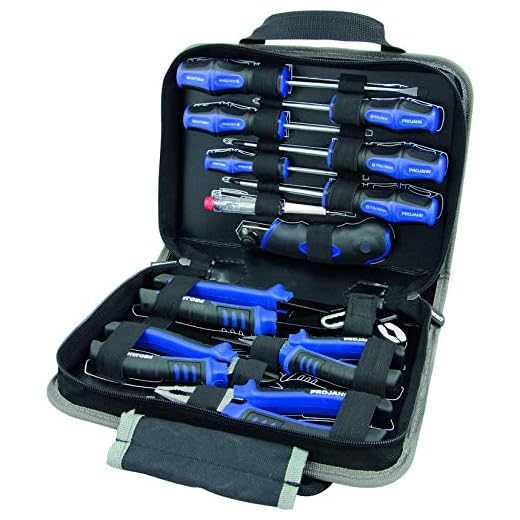 Projahn proficraft Werkzeugmappe 12 teilig 8689