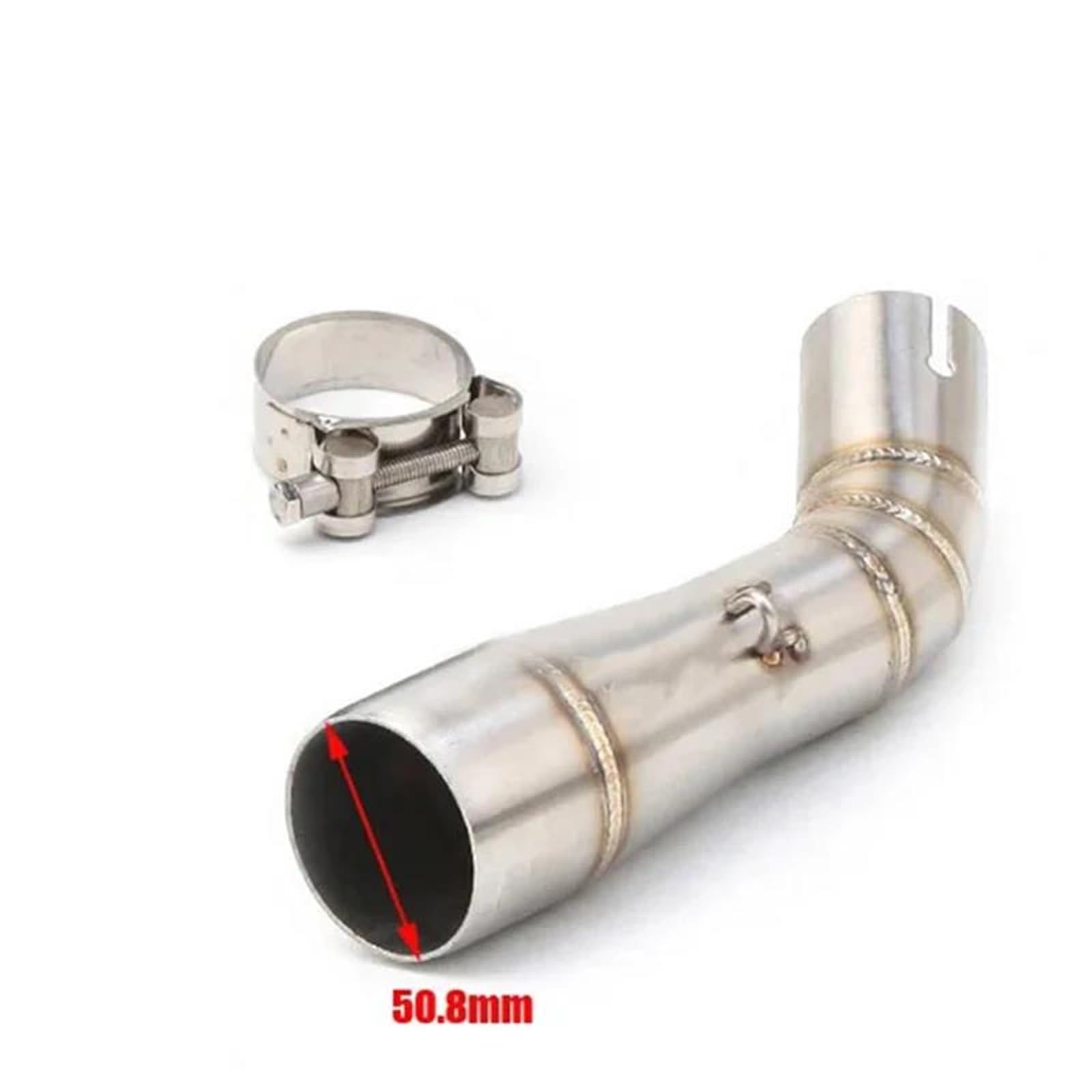 Terminale Di Scarico Per Benelli 502C 502 C Slip-On In Acciaio Inox, Collegamento Intermedio, Silenziatore Scarico Tail