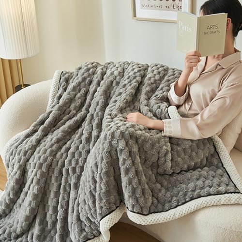 LGYKUMEG Cuddly, Fluffy Two-Sided Fleece Blanket - Bedspread, Sofa & Couch Blanket for Winter 200x230cm - Image 2