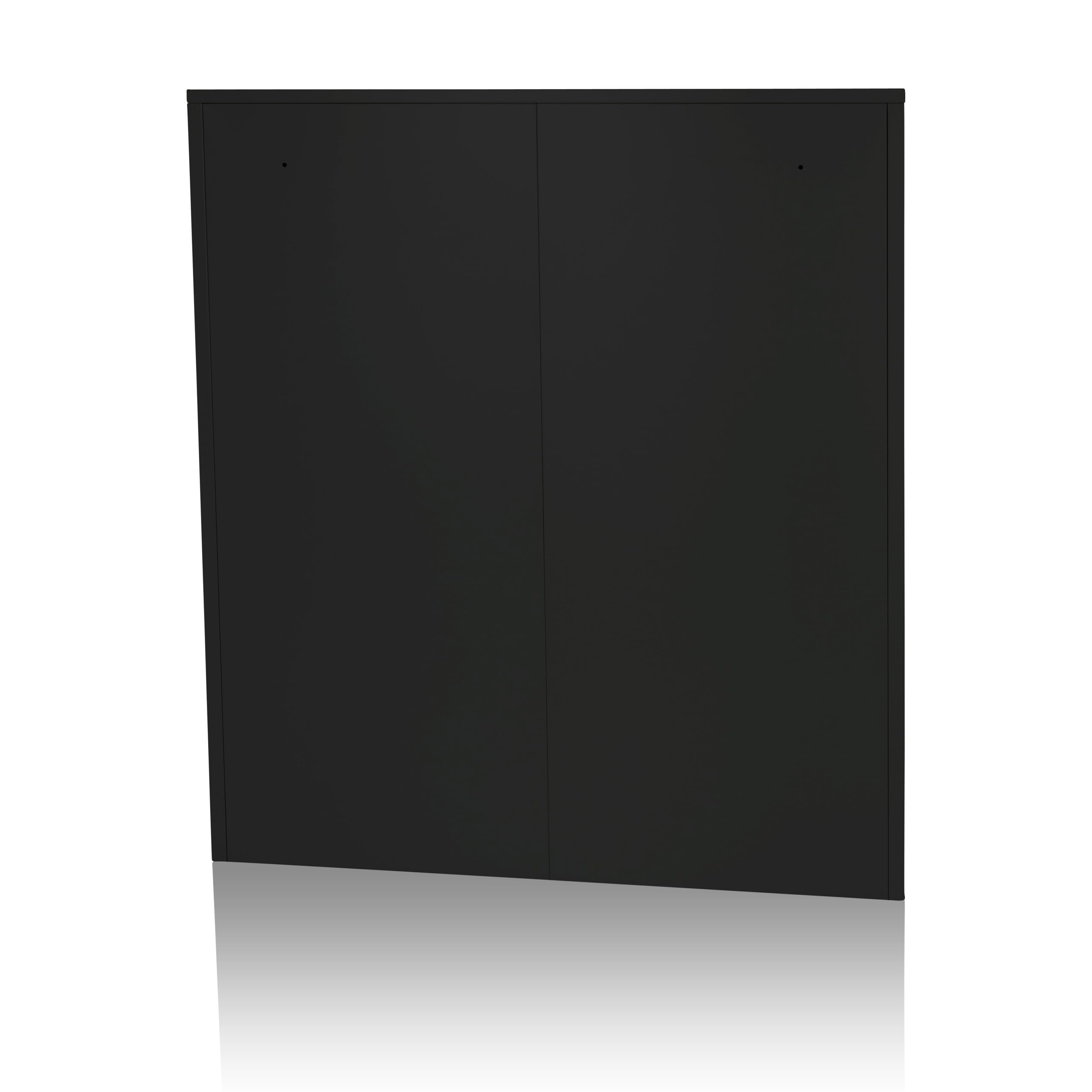 HJH Office Armadio Color AS 105 Nero Armadio Metallico Multiuso, Armadio da Ufficio con Serratura, 743034