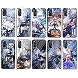 鳴潮 ガルブレーナ スマホケース iPhone17 グッズ アイフォン用 携帯電話ケース iPhone16e/15/14/13/12/11用 強化ガラス 日常用 コスプレ小物 多機種対応 誕生日 プレゼント ギフト 贈り物 (07,iPhone17) [並行輸入品]