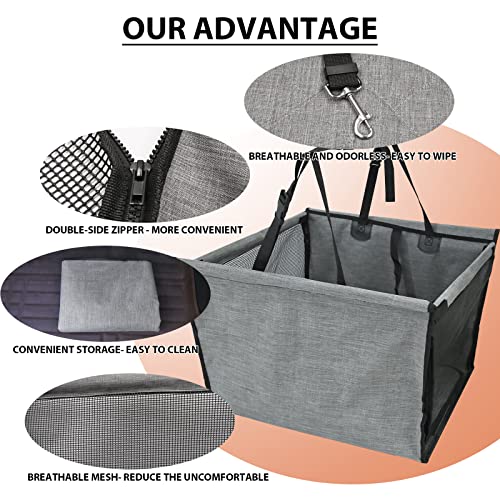 TUOCHUFUN Assento de Carro para Cães Grandes, Assento de Carro para Animais de Estimação para Cães M