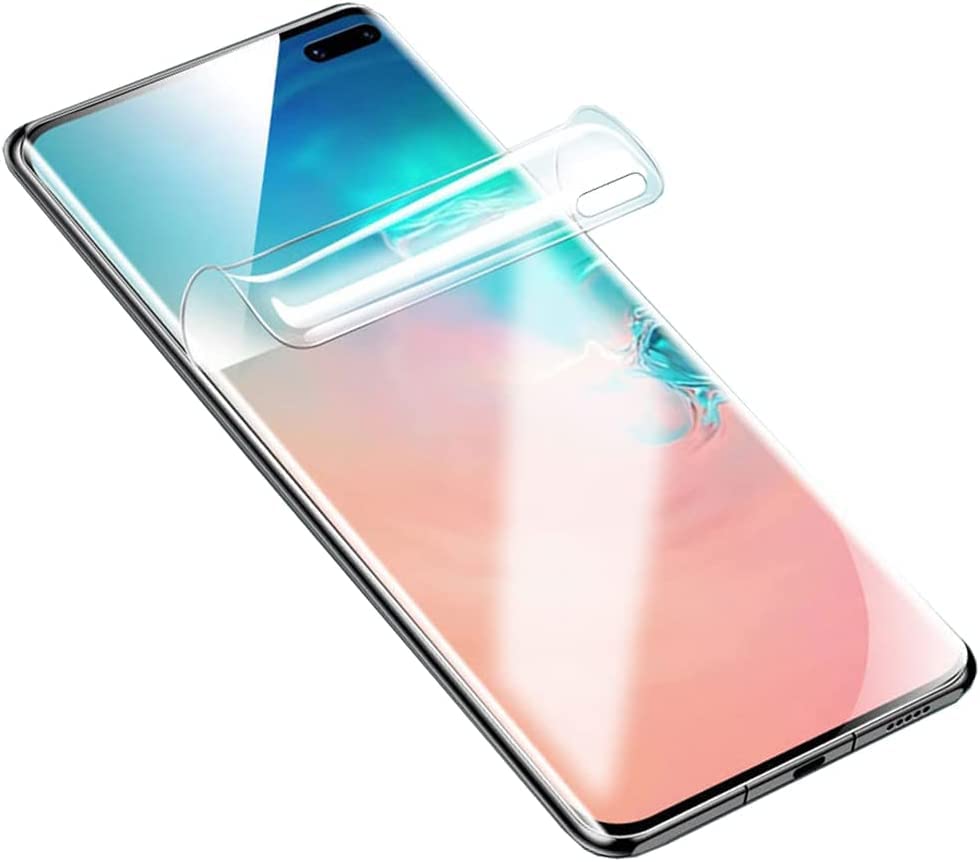 Protectores de Pantalla de Hidrogel Compatible con Samsung Galaxy S10 Plus, 【2 Piezas】 Película Protectora de TPU Suave Transparente (Película no Templado)