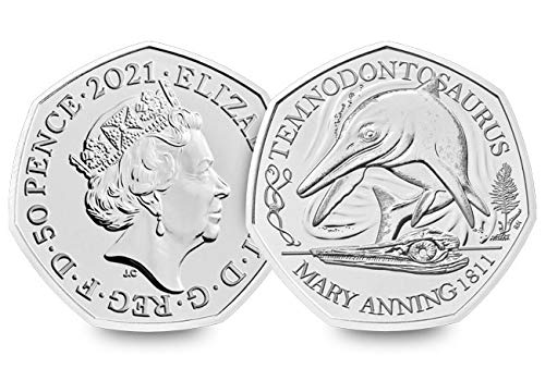 Change Checker 2021 UK Temnodontosaurus CERTIFIED BU 50p