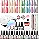 VANREESA U V Nagellack Set, 15 Farben U V Gel Nagellack Set mit 36W U V Nagellampe Schellack Nagellack Set Gelnägel Starterset Gel Nägel Selber Set Geschenk für Frauen