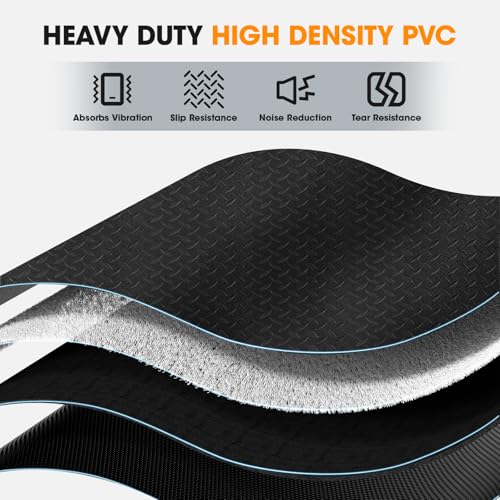 Image of Stepwaver Walking Pad Mat for Carpet, Treamill Mat for Hardwood Floors, High Density, 0.2 inch Thickness, Folable, Floor Protection Mats for Bike, Elliptical, Treadmill